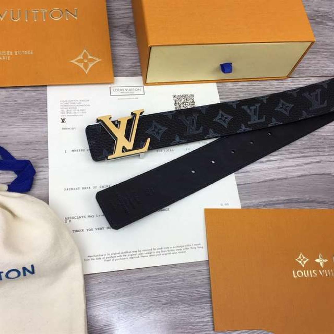 LOUIS VUITTON INITIALES 40MM REVERSIBLE MONOGRAM CANVAS BELT