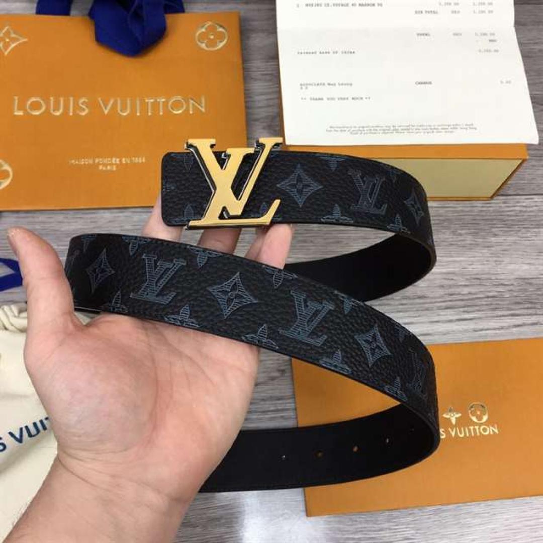 LOUIS VUITTON INITIALES 40MM REVERSIBLE MONOGRAM CANVAS BELT