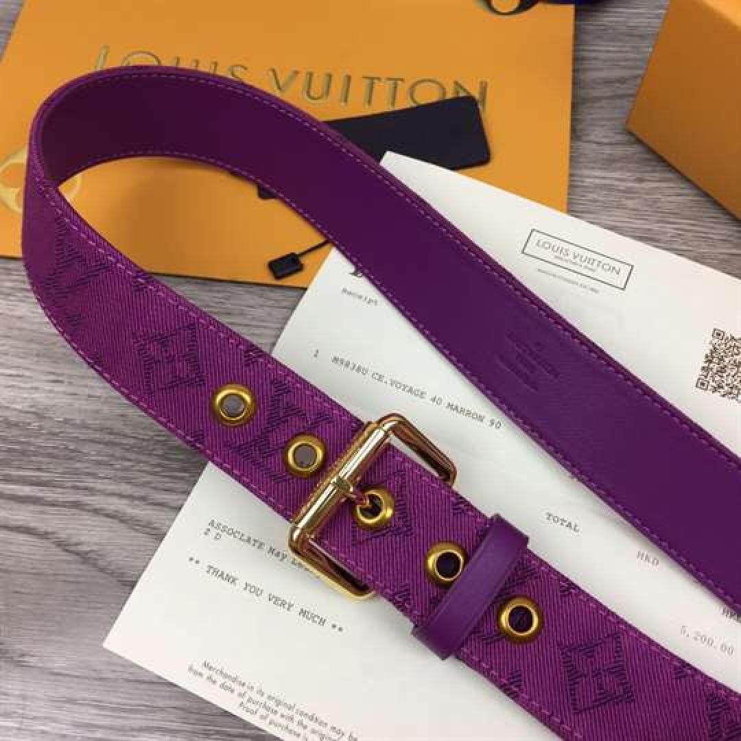 LV SIGNATURE 35MM BELT