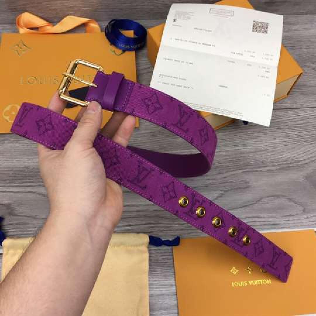 LV SIGNATURE 35MM BELT