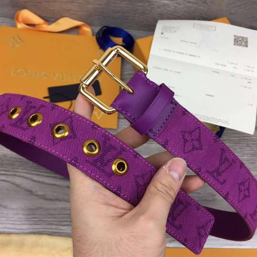 LV SIGNATURE 35MM BELT