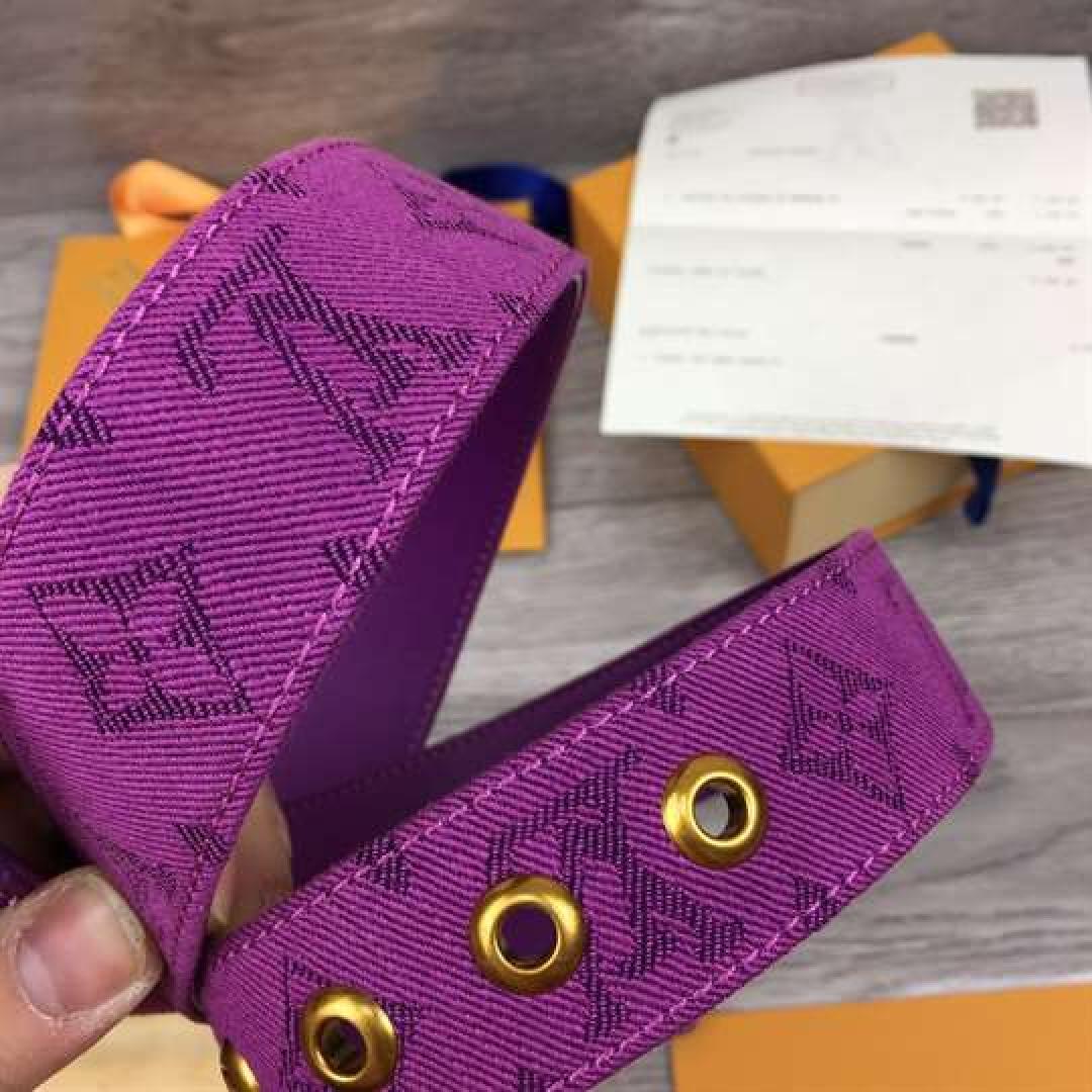 LV SIGNATURE 35MM BELT