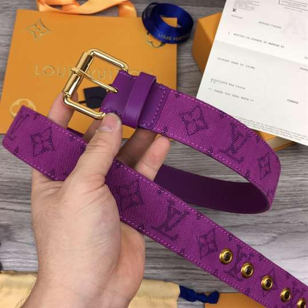 LV SIGNATURE 35MM BELT