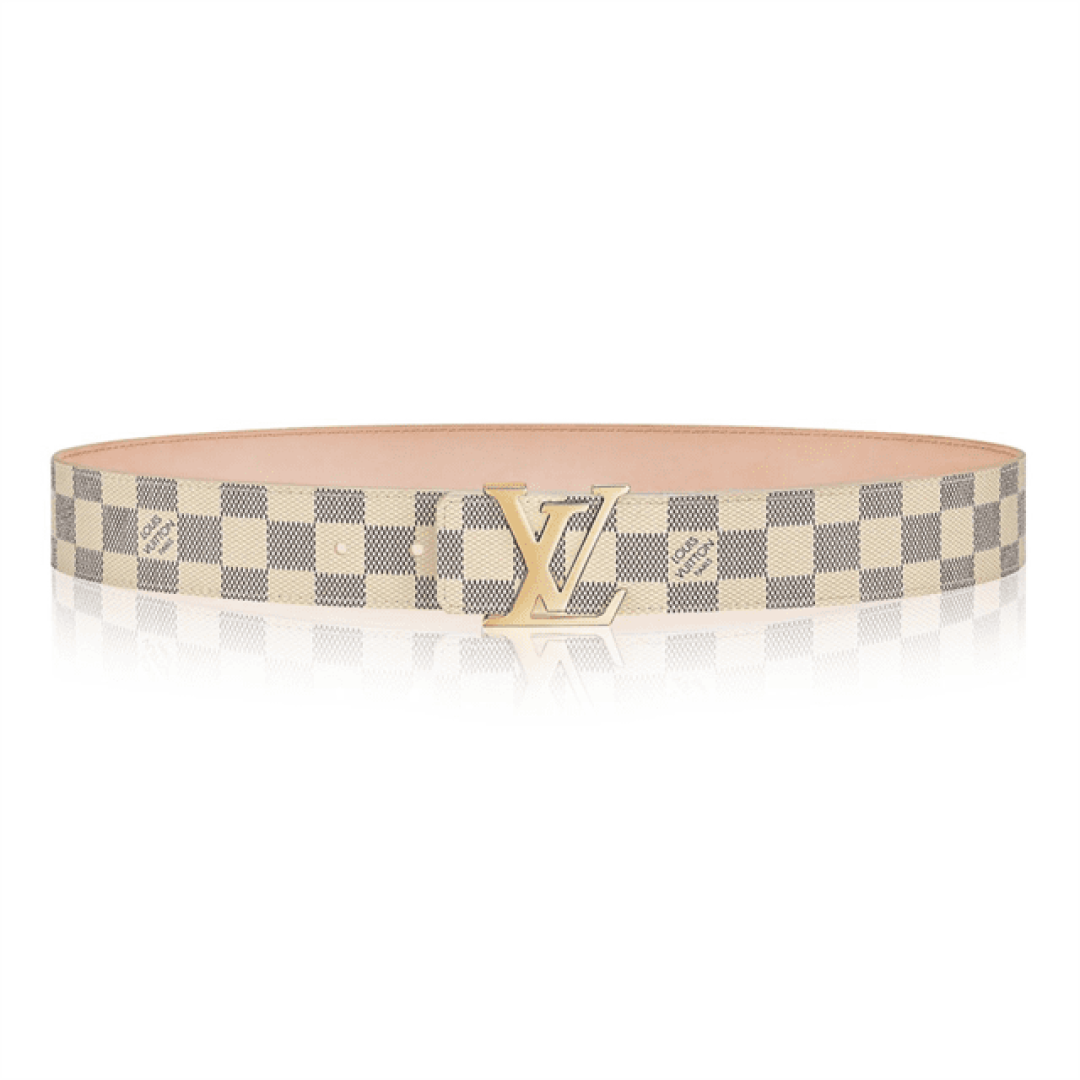 LV INITIALES DAMIER BELT
