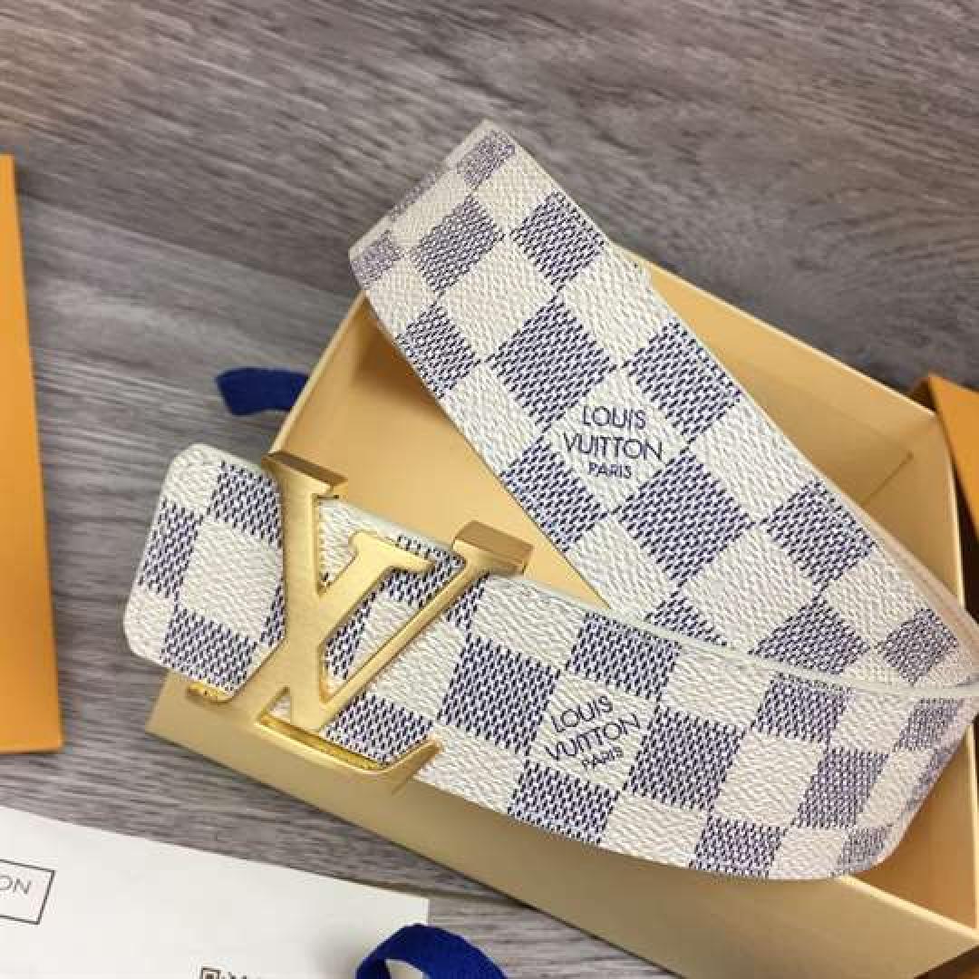 LV INITIALES DAMIER BELT