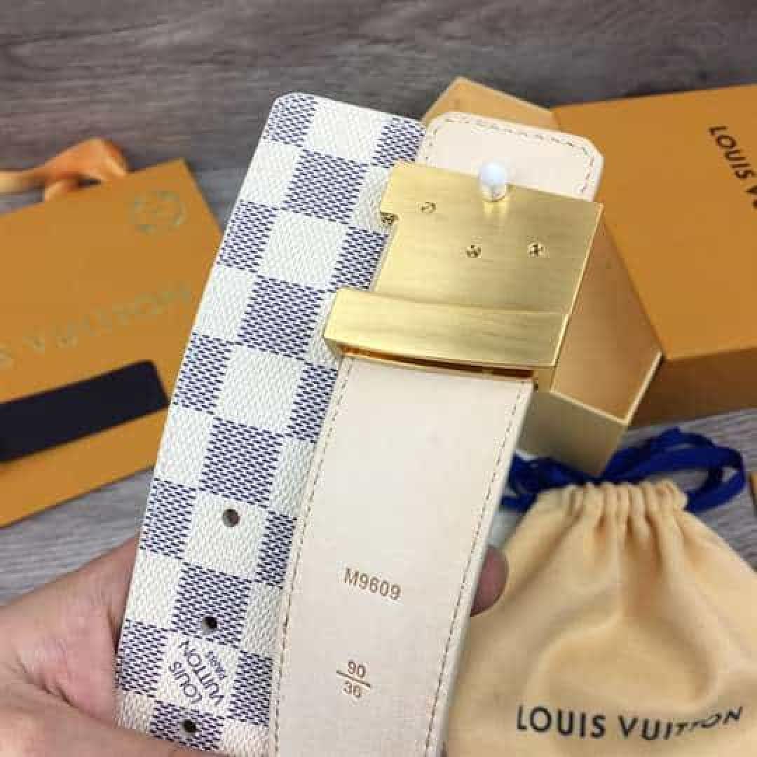 LV INITIALES DAMIER BELT