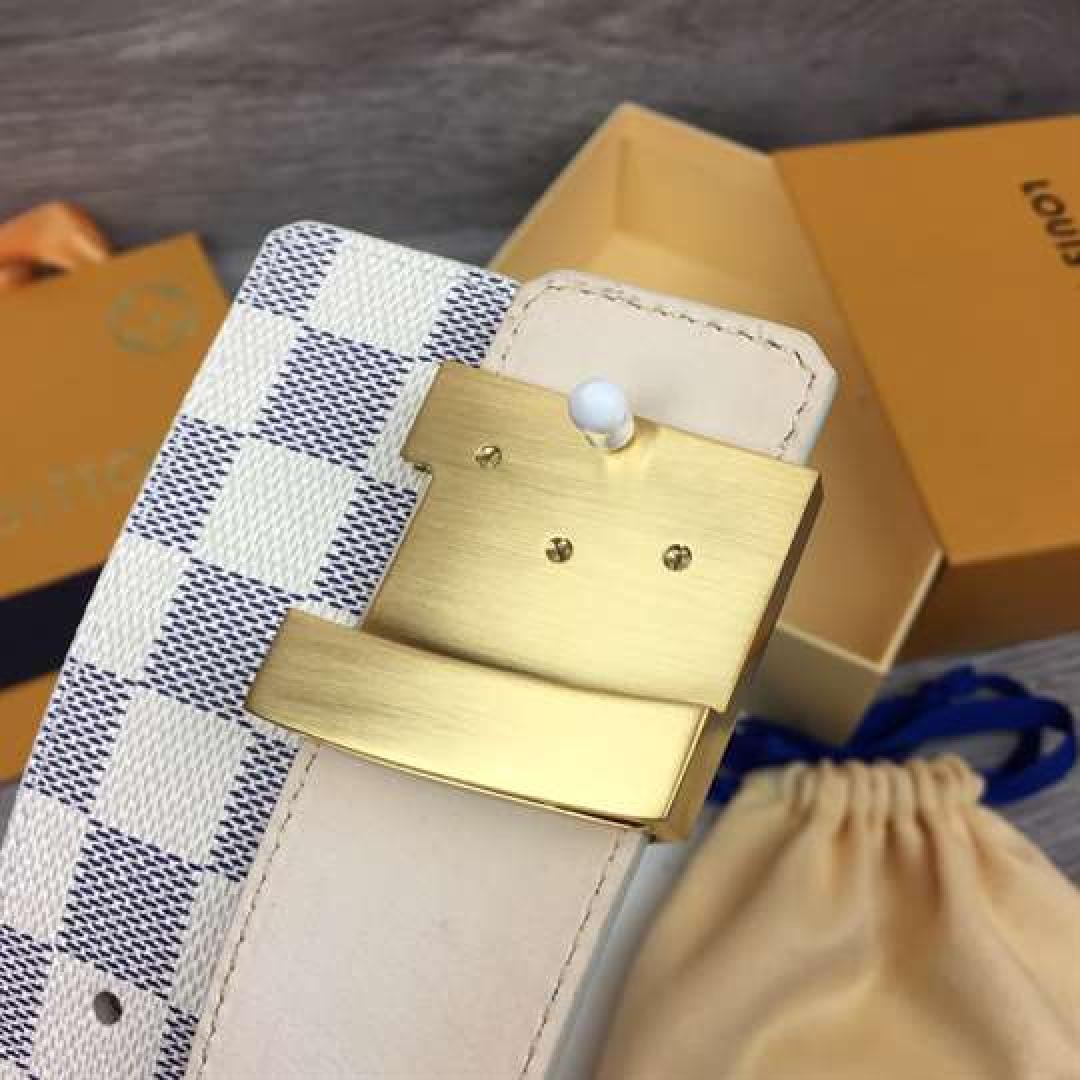LV INITIALES DAMIER BELT