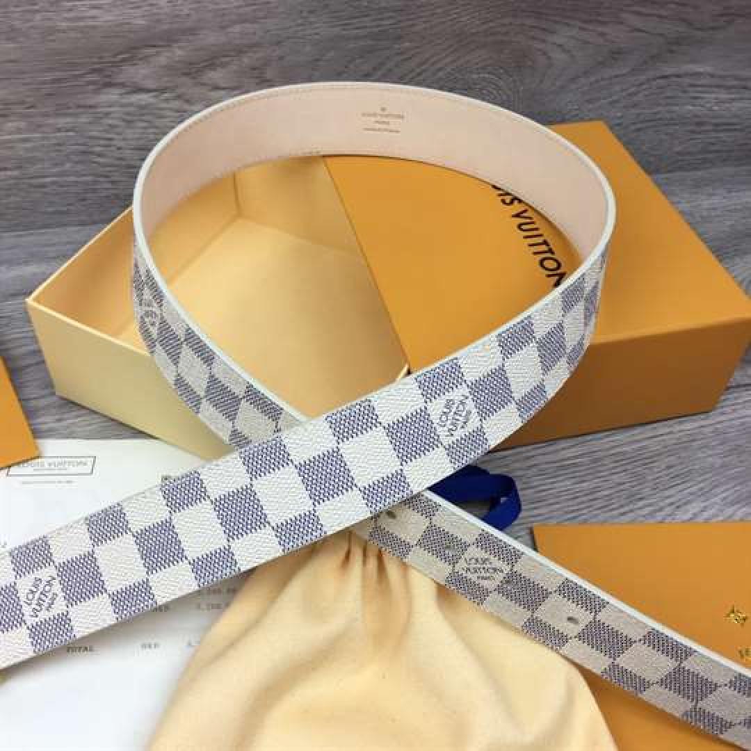 LV INITIALES DAMIER BELT