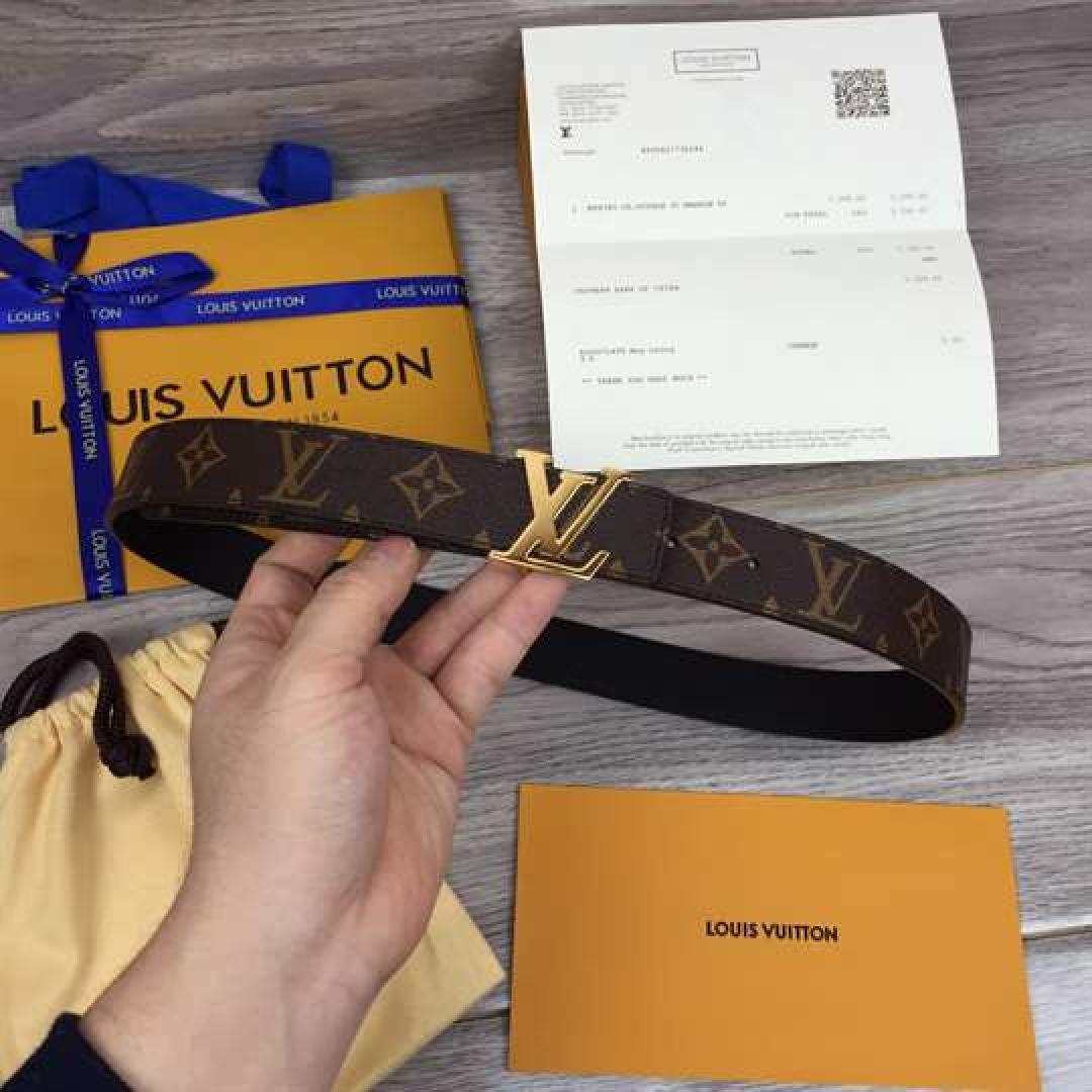 LV INITIALES 30MM REVERSIBLE BELT