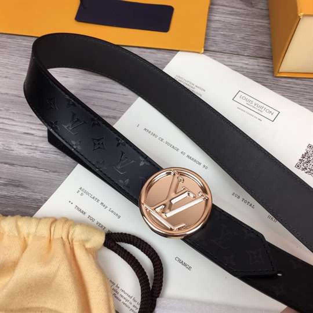 LOUIS VUITTON LV CIRCLE 30MM REVERSIBLE BELT