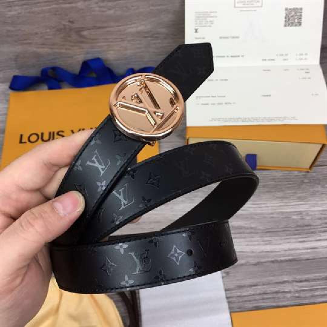 LOUIS VUITTON LV CIRCLE 30MM REVERSIBLE BELT