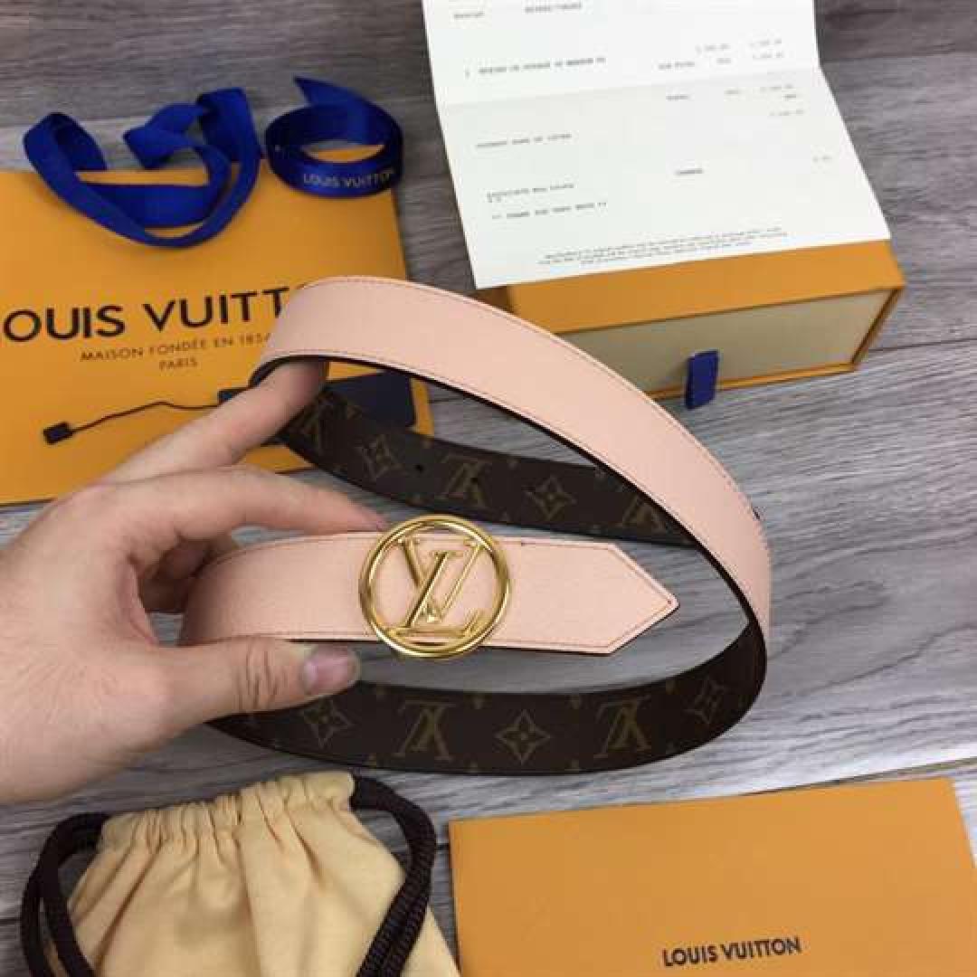 LV CIRCLE 35MM REVERSIBLE BELT