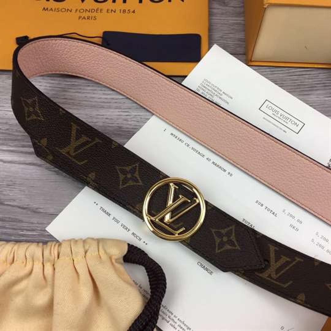 LV CIRCLE 35MM REVERSIBLE BELT