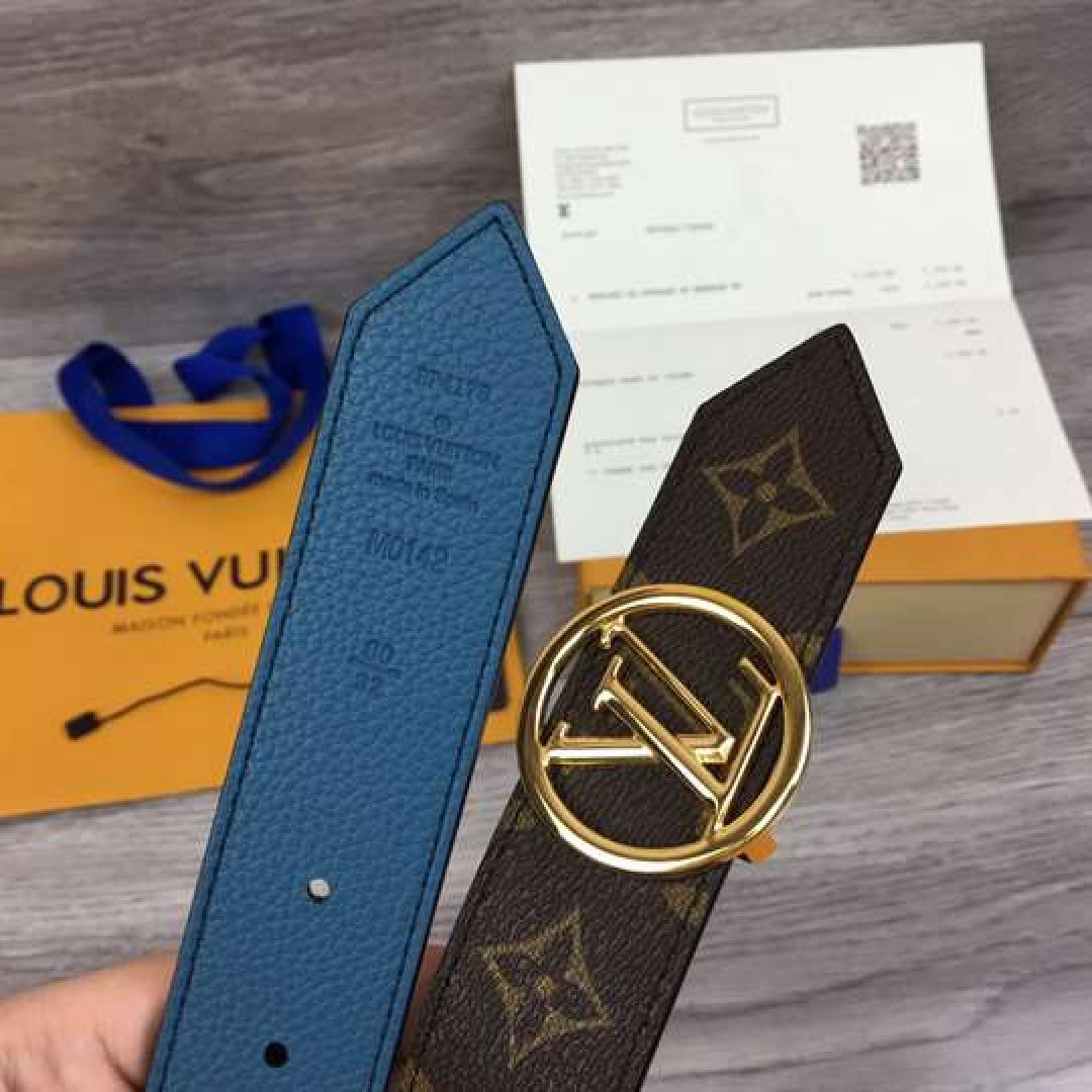 LOUIS VUITTON INITIALES 40MM REVERSIBLE MONOGRAM CANVAS BELT