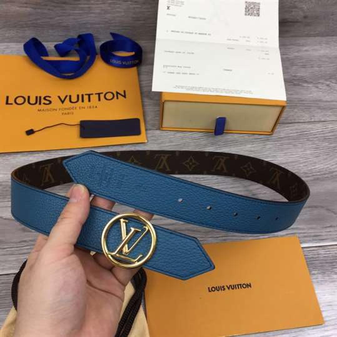 LOUIS VUITTON INITIALES 40MM REVERSIBLE MONOGRAM CANVAS BELT