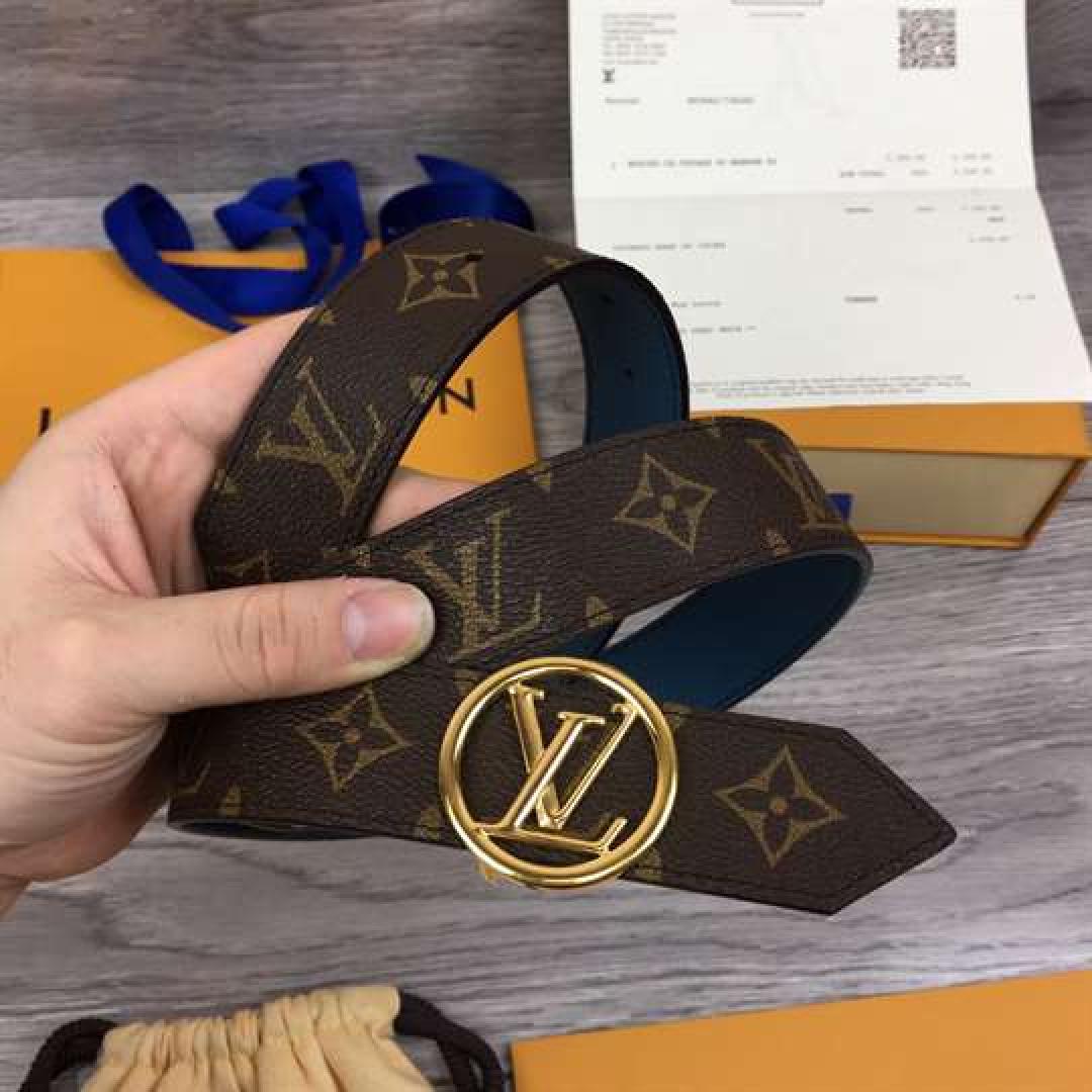 LV CIRCLE 35MM REVERSIBLE BELT