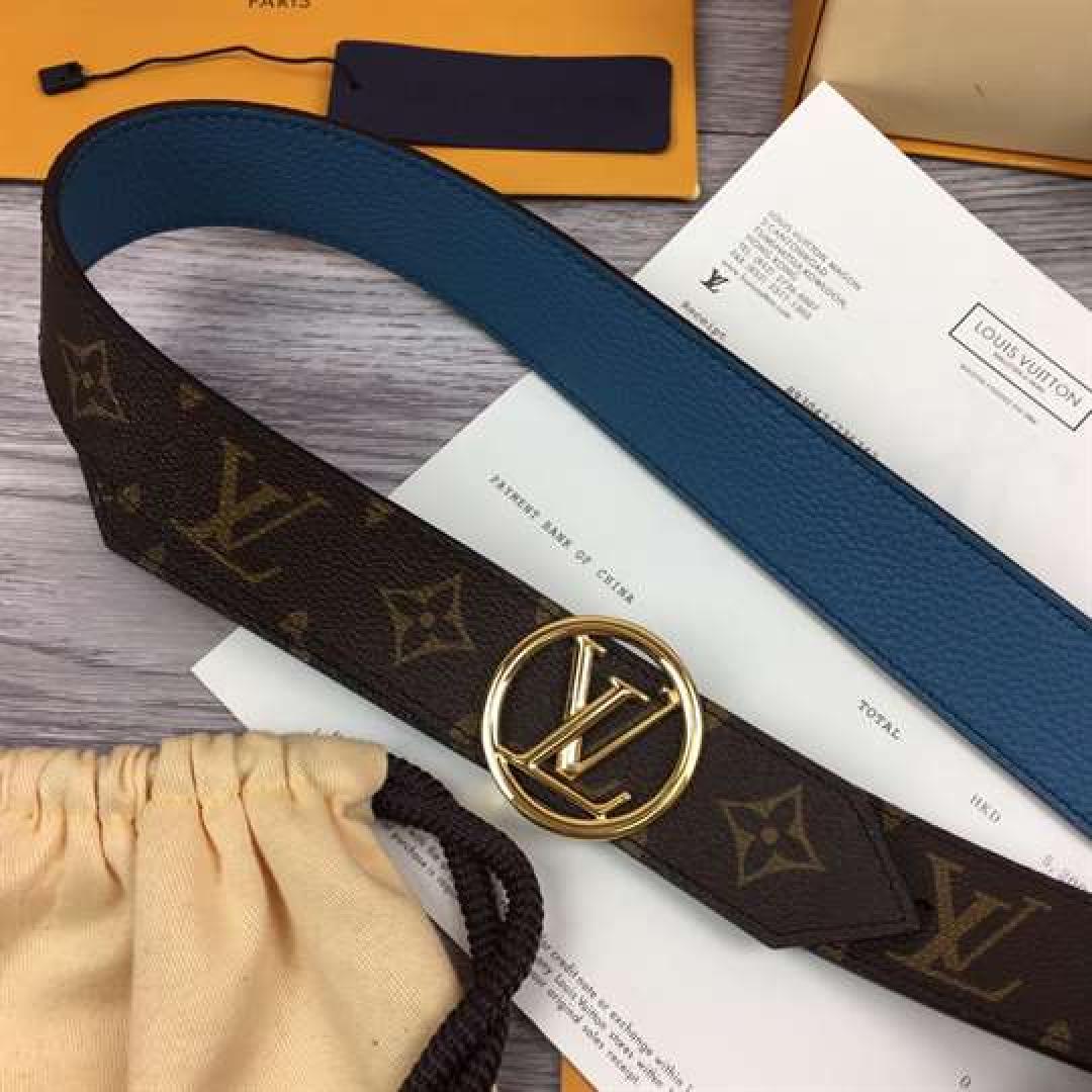 LV CIRCLE 35MM REVERSIBLE BELT