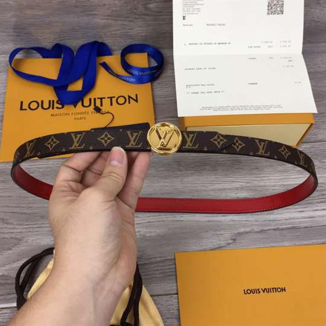 LV CIRCLE REVERSIBLE BELT