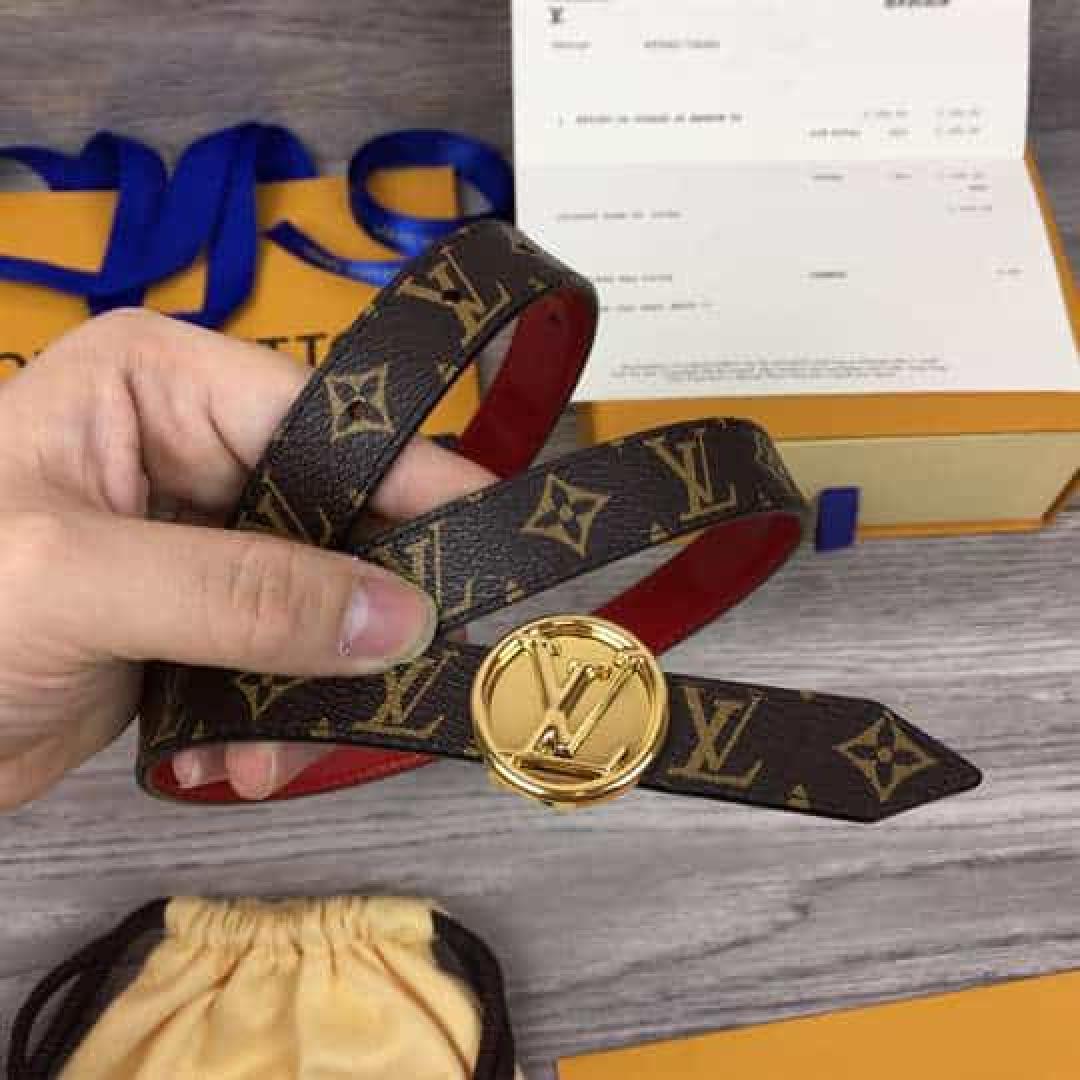 LV CIRCLE REVERSIBLE BELT
