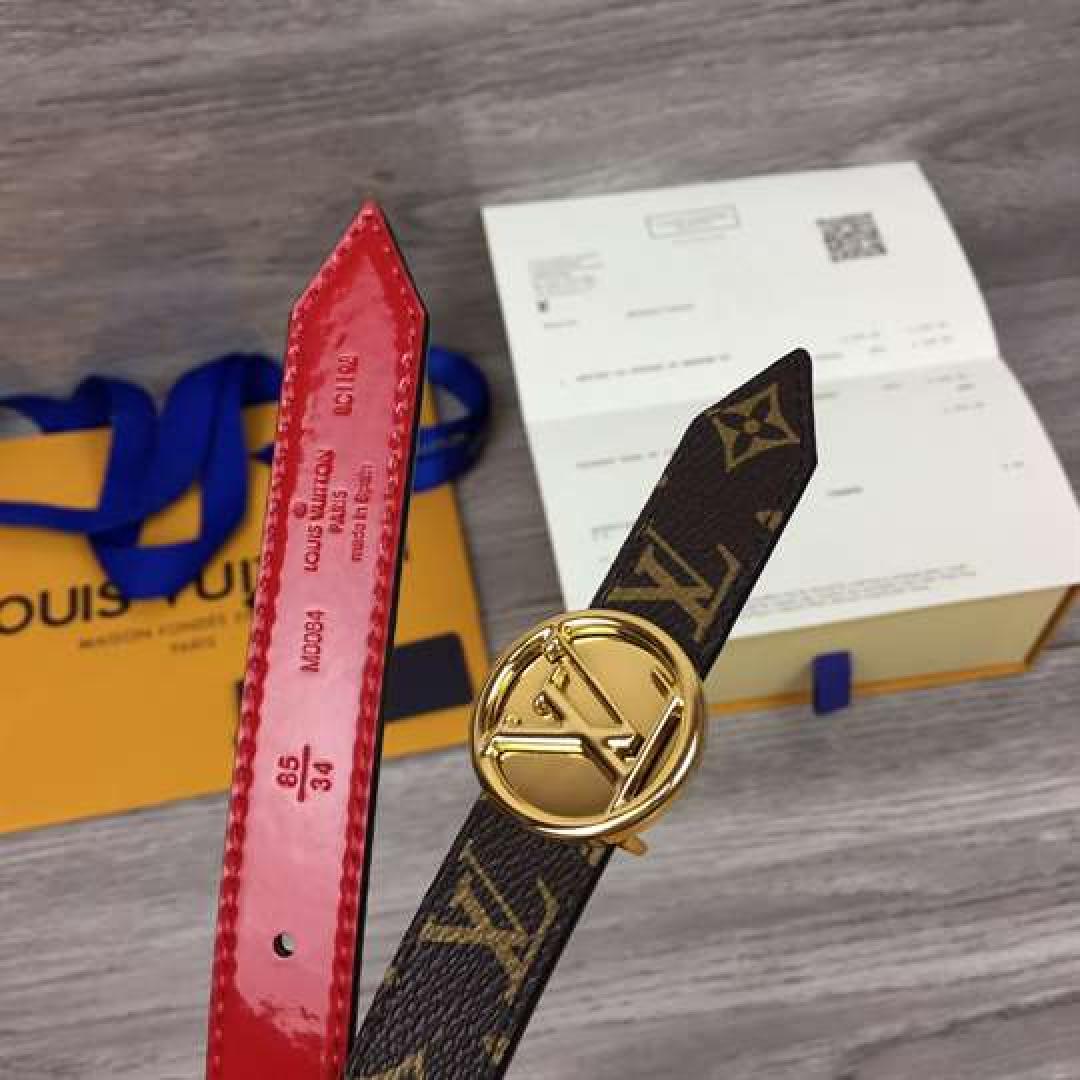 LV CIRCLE REVERSIBLE BELT