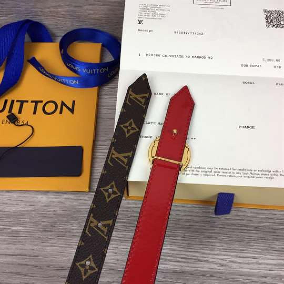 LV CIRCLE REVERSIBLE BELT