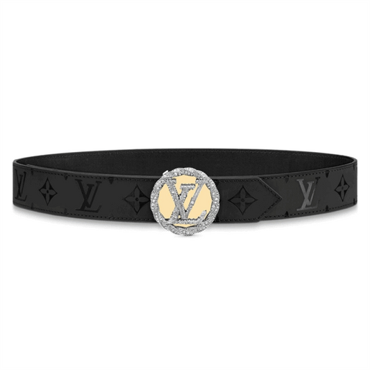 LOUIS VUITTON LV CIRCLE PLATE 35MM REVERSIBLE BELT