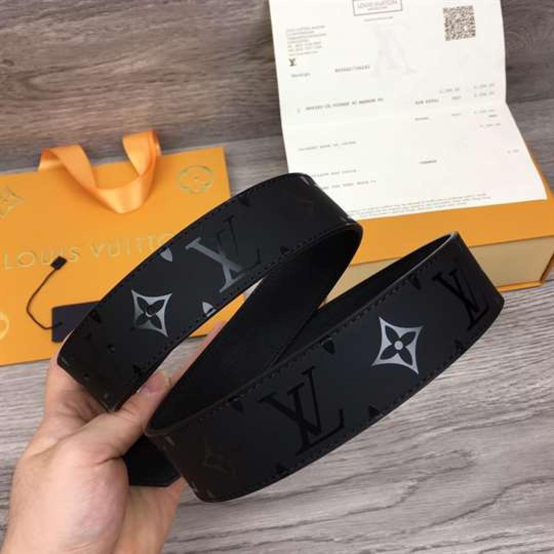 LOUIS VUITTON LV CIRCLE PLATE 35MM REVERSIBLE BELT