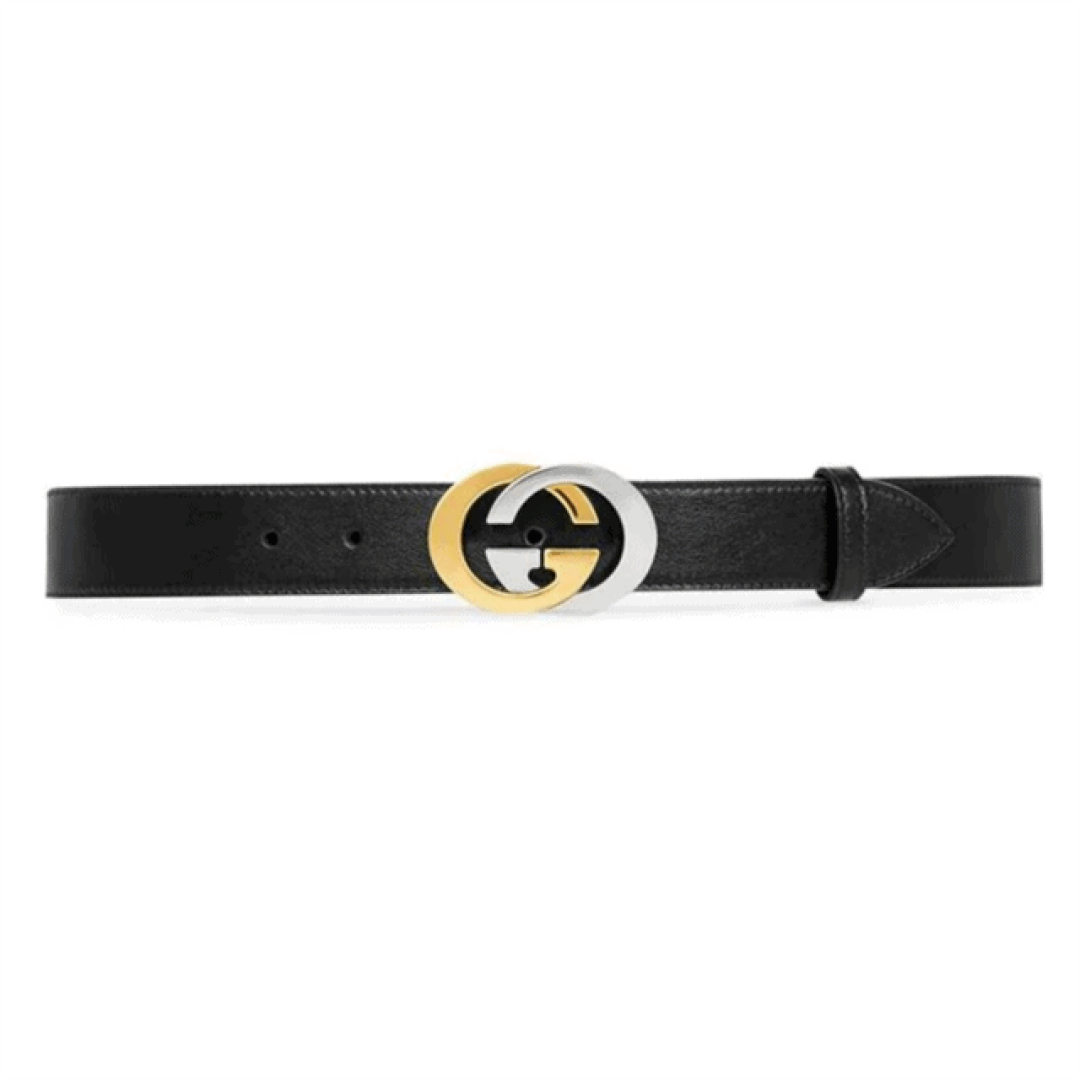 GUCCI BELT WITH INTERLOCKING G BUCKLE