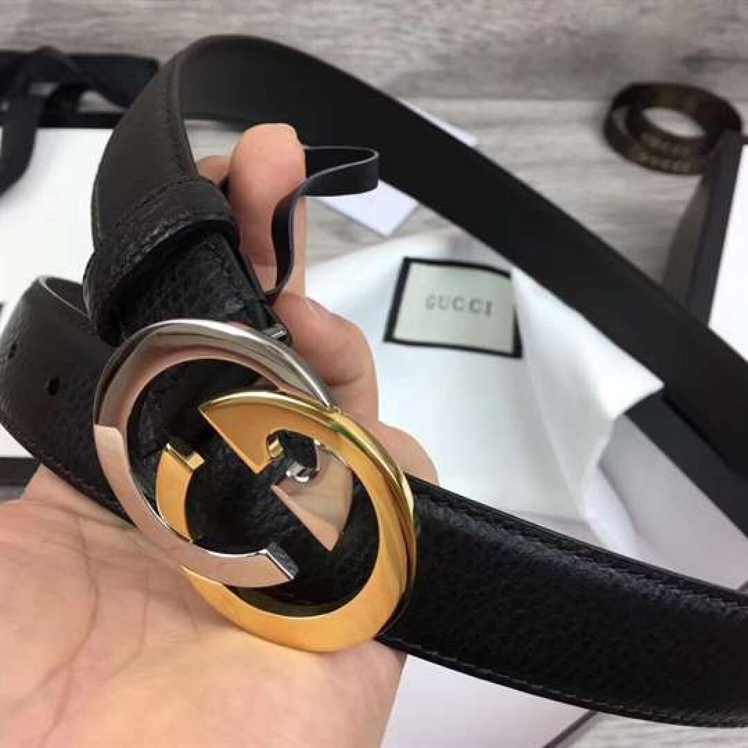 GUCCI BELT WITH INTERLOCKING G BUCKLE