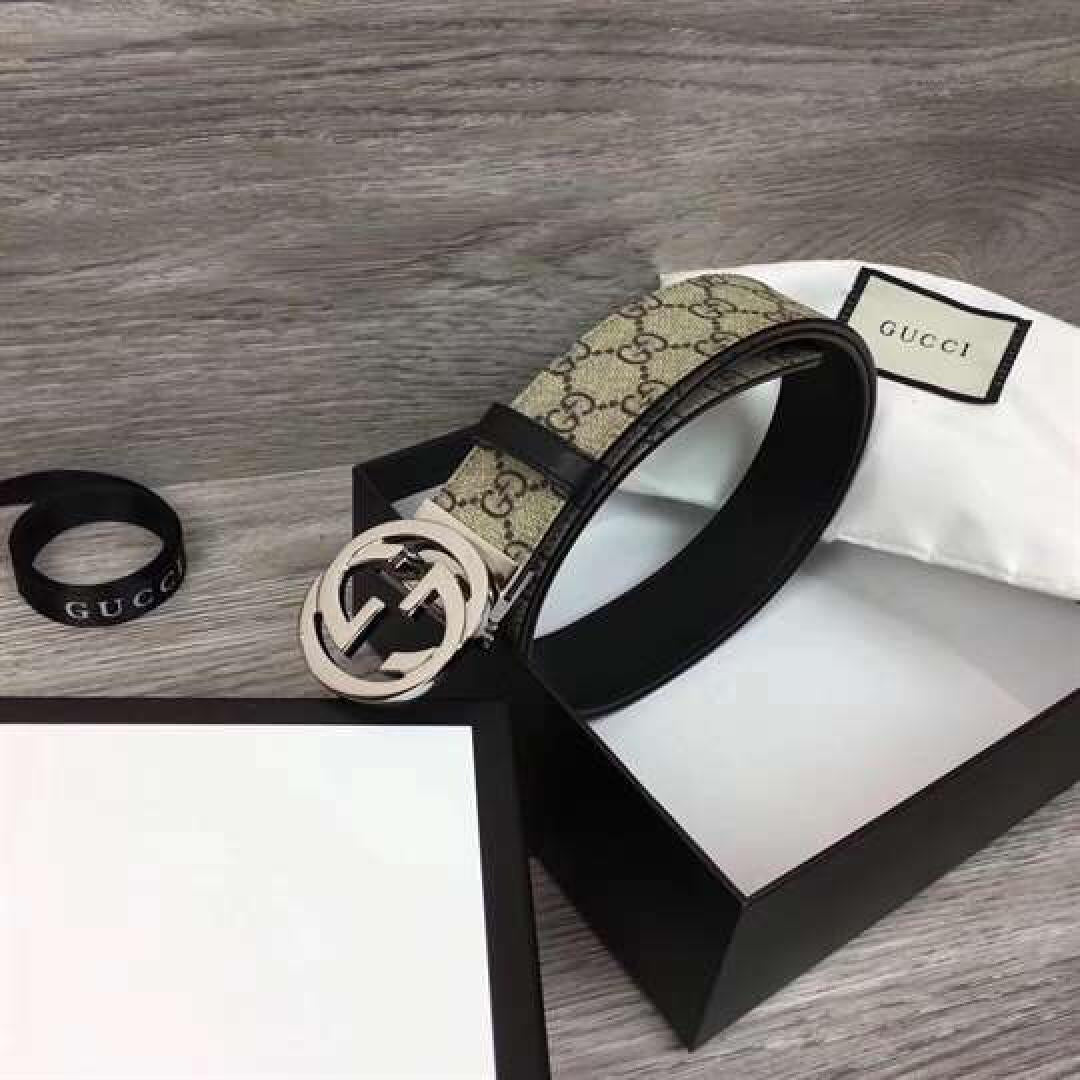 GUCCI GG SUPREME BELT WITH G BUCKLE