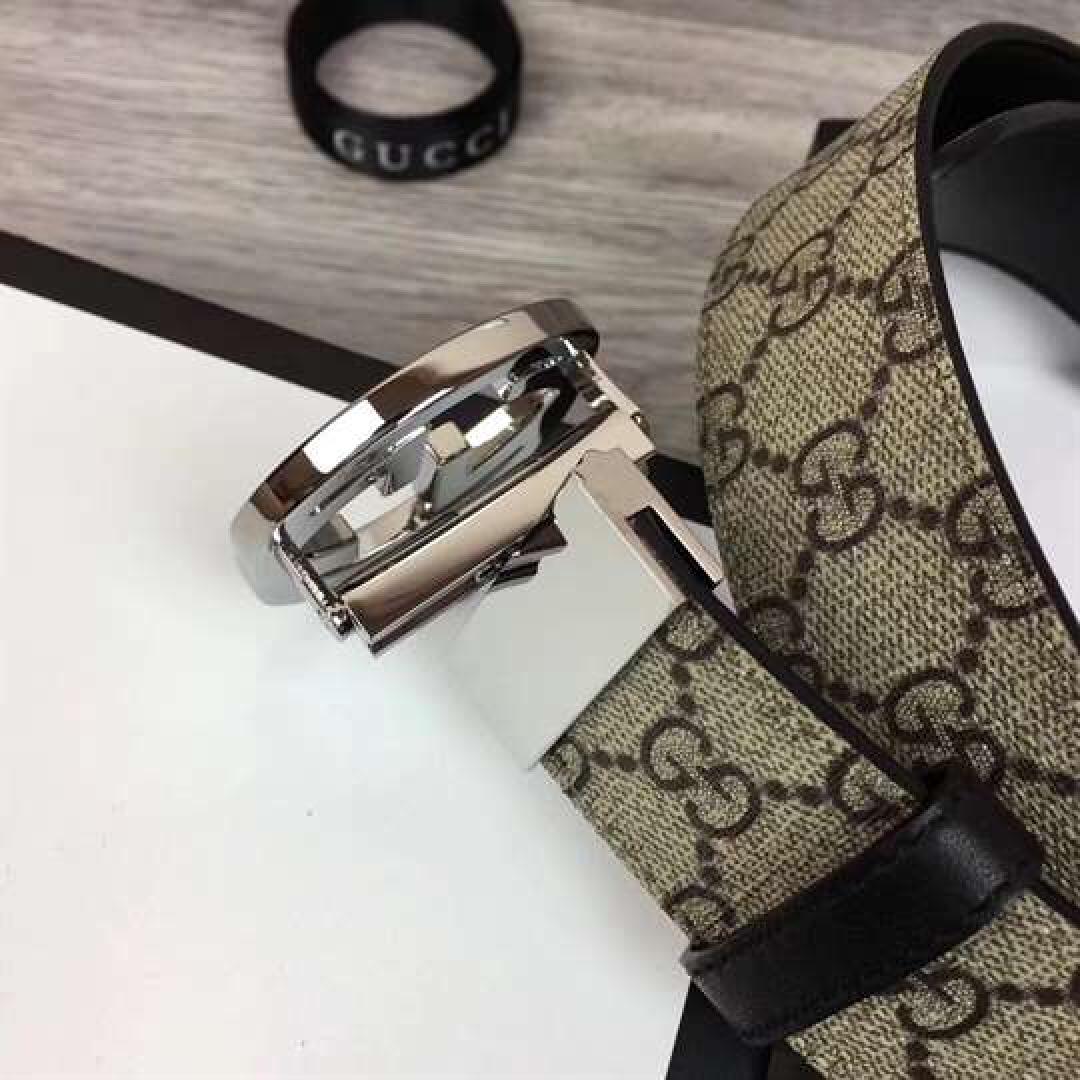 GUCCI GG SUPREME BELT WITH G BUCKLE