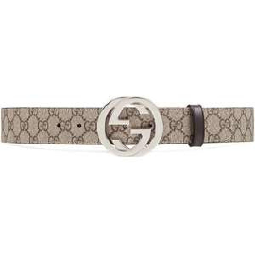 GUCCI GG SUPREME BELT WITH G BUCKLE