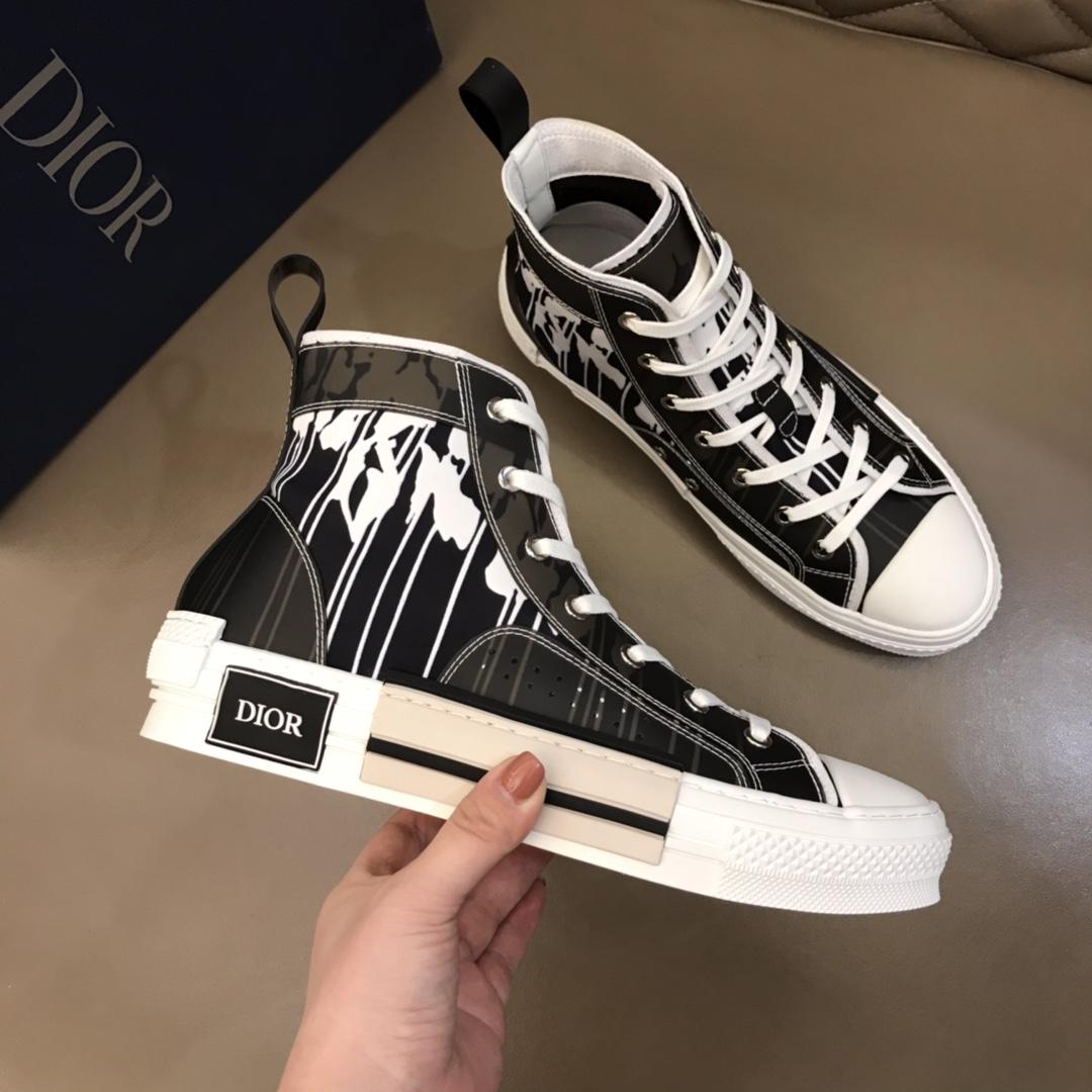 DIOR B23 HIGH SNEAKER OBLIQUE RAYMOND PETTIBON