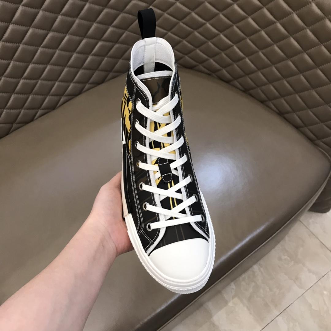DIOR B23 HIGH SNEAKER OBLIQUE RAYMOND PETTIBON
