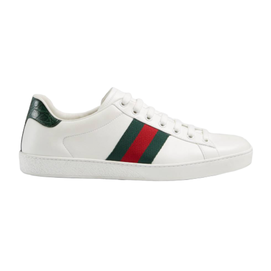 GUCCI ACE LEATHER SNEAKER