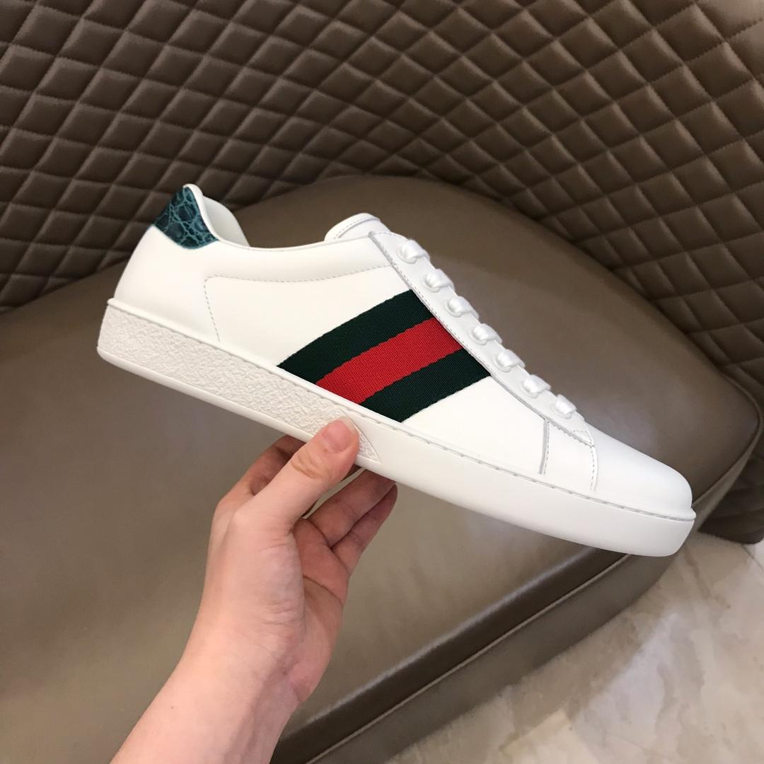 GUCCI ACE LEATHER SNEAKER