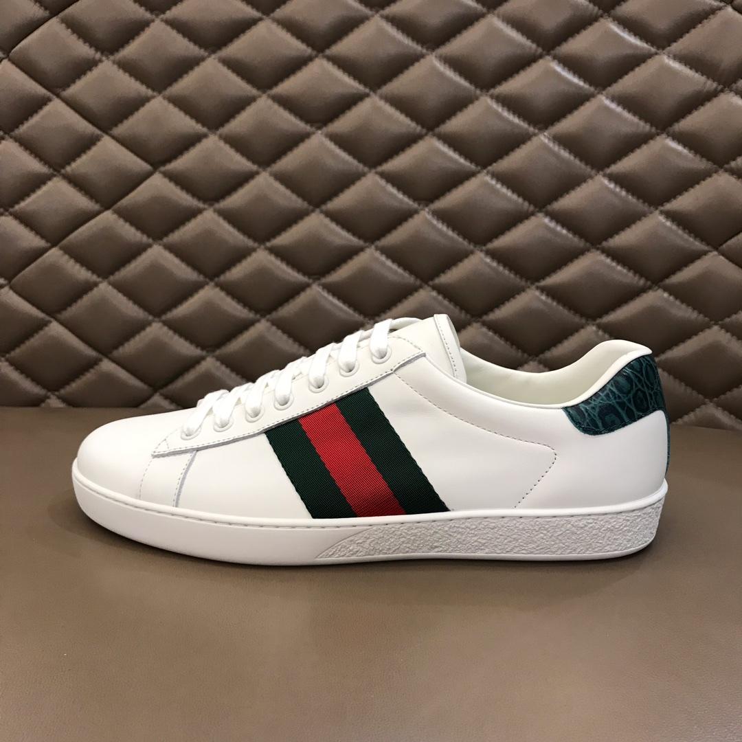GUCCI ACE LEATHER SNEAKER