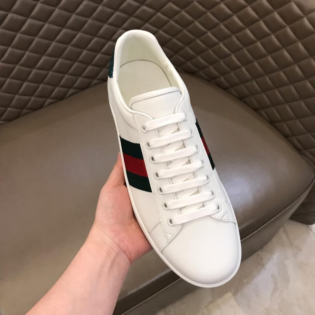 GUCCI ACE LEATHER SNEAKER
