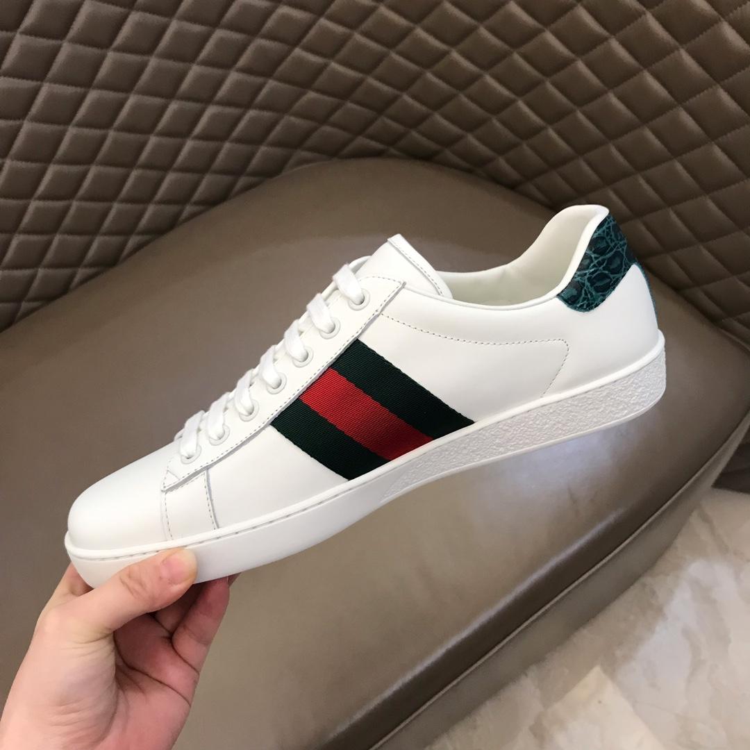 GUCCI ACE LEATHER SNEAKER