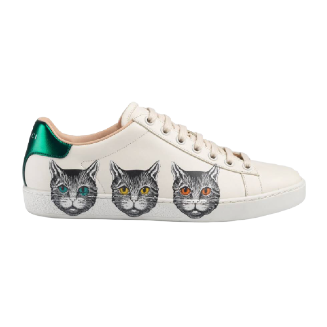 GUCCI ACE SNEAKER WITH MYSTIC CAT