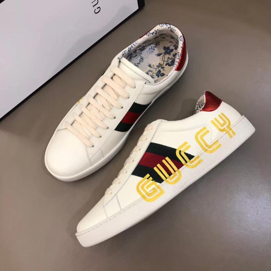 GUCCI ACE SNEAKER WITH GUCCY PRINT