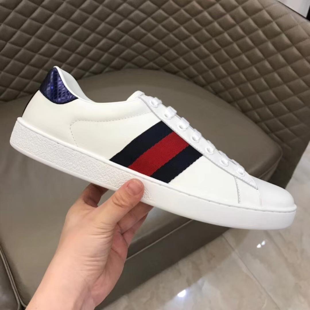 GUCCI ACE NAVY BLUE SNEAKER