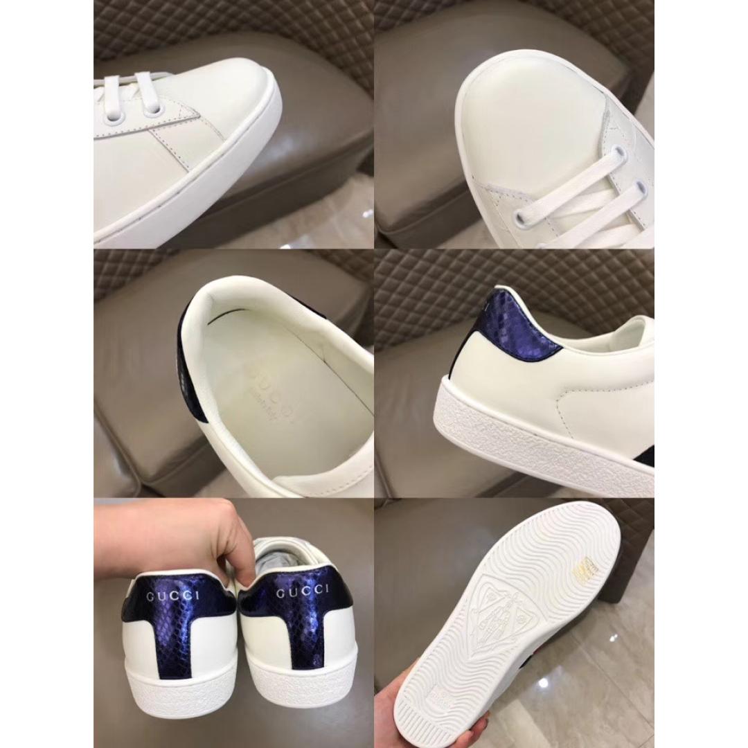 GUCCI ACE NAVY BLUE SNEAKER