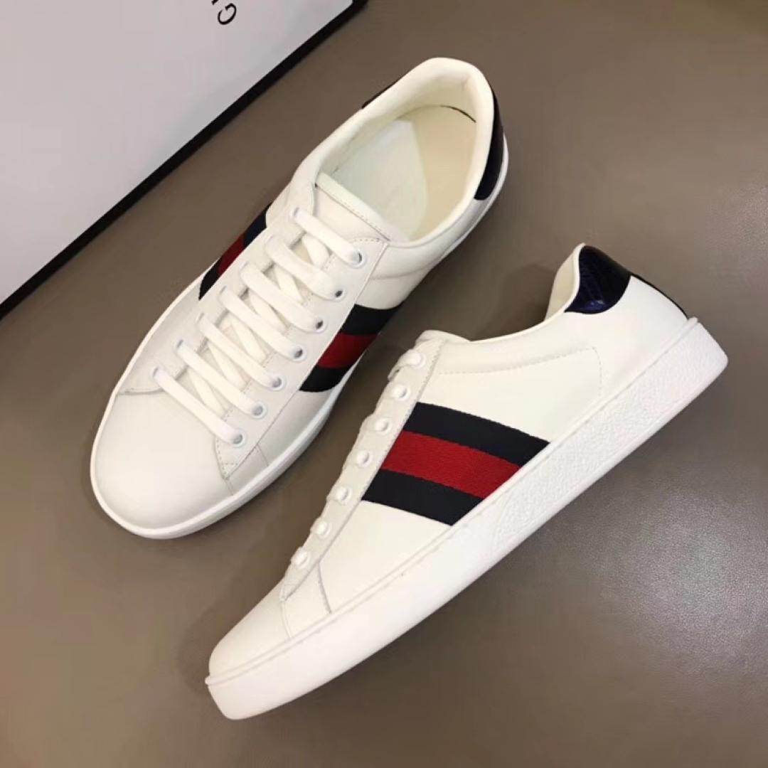 GUCCI ACE NAVY BLUE SNEAKER