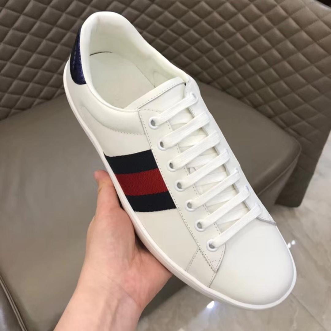 GUCCI ACE NAVY BLUE SNEAKER