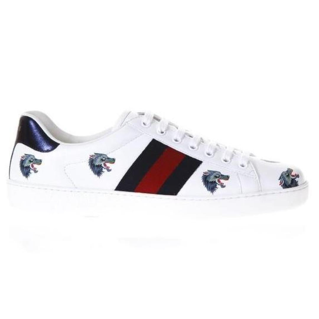 GUCCI ACE WOFT PRINT SNEAKER