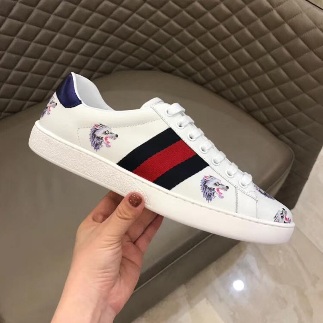 GUCCI ACE WOFT PRINT SNEAKER