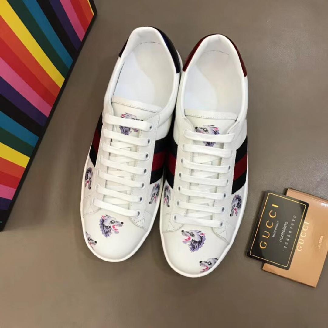 GUCCI ACE WOFT PRINT SNEAKER
