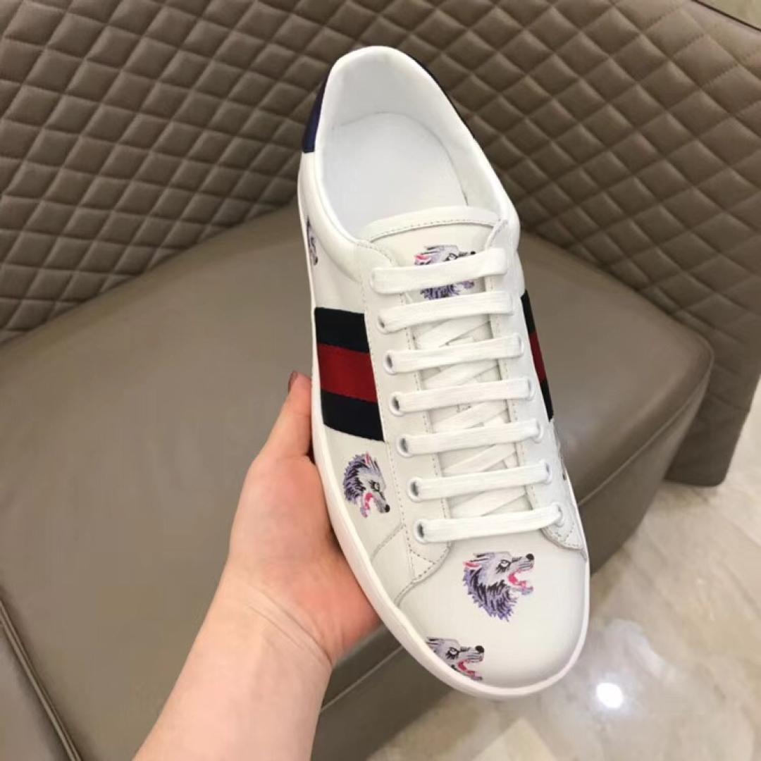 GUCCI ACE WOFT PRINT SNEAKER