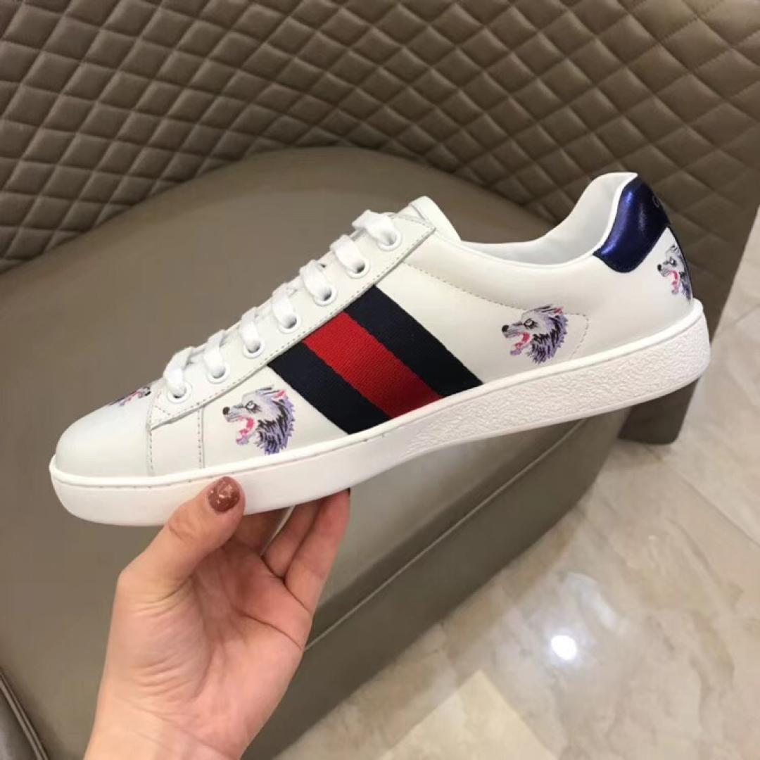 GUCCI ACE WOFT PRINT SNEAKER